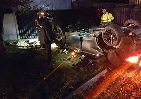 Accident grav la Bengeşti Ciocadia. Șoferul strivit într-un BMW X6 era patronul unei firme de camioane
