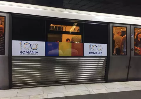 Cum aniversează Metrorex Marea Unire: cartele cu simboluri ale Centenarului și trenuri cu însemnele României