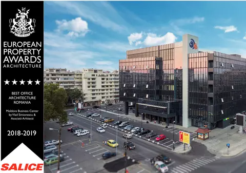 (P) MOLDOVA CENTER Best Office Architecture /  5 Star Project INTERNATIONAL PROPERTY AWARDS