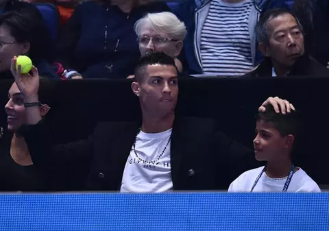 Cristiano Ronaldo, în tribune la Turneul Campionilor de la Londra / VIDEO