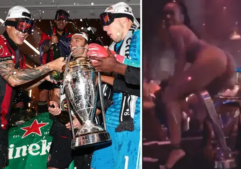 VIDEO | Trofeul cucerit de Atlanta United a ajuns într-un club de striptease! ”Twerking cu Cupa!”
