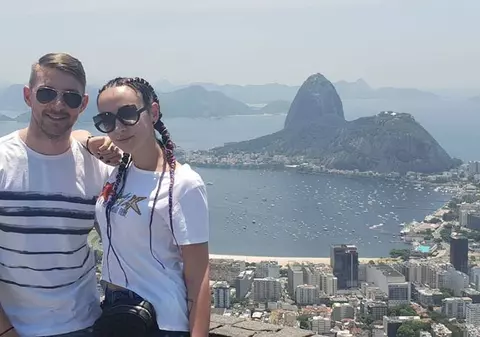 Liviu Antal, vacanță cu iubita în Brazilia. Fotbalistul a încheiat conturile cu Zalgiris Vilnius | GALERIE FOTO