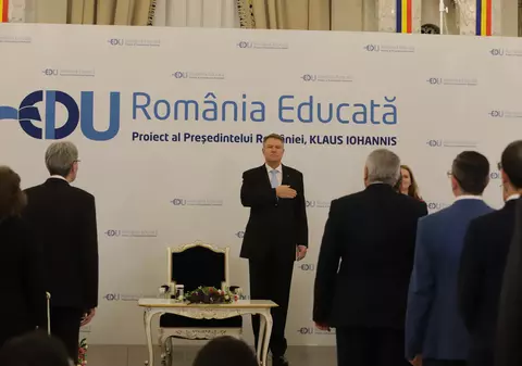 UPDATE. Klaus Iohannis prezintă rezultatele proiectului "România Educată": "Nu este programul meu electoral!"
