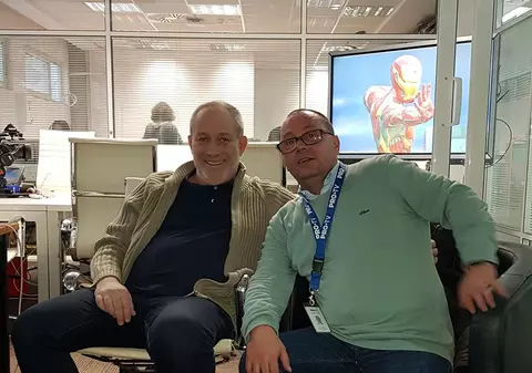 Cum arată Busu după drama prin care a trecut. Imagine din studiourile Pro TV, publicată în urmă cu puțin timp