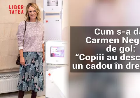 Cum s-a dat de gol Carmen Negoiță că e Moș Crăciun