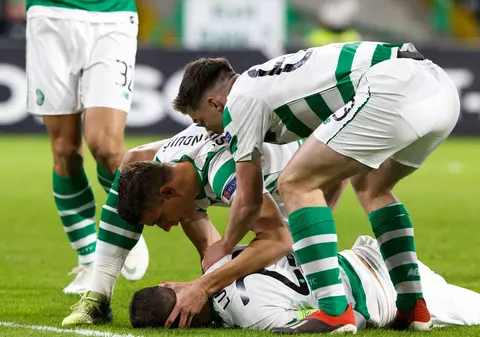 Lustig a suferit o comoție în meciul Celtic - RB Salzburg, din Liga Europa. A leșinat, dar a mai jucat 13 minute. ”Parcă mi-a spălat creierul”