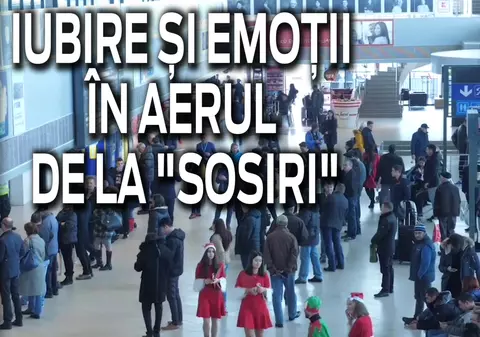 VIDEO/ Se întorc românii acasă de Crăciun! Filmul emoționant de pe Otopeni
