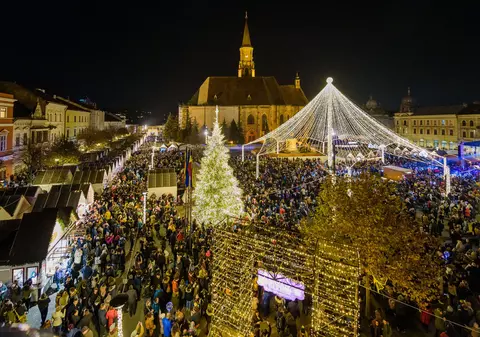 FOTO| Târgul de Crăciun din Cluj-Napoca, între cele mai frumoase 20 din Europa