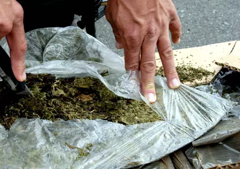 Un tânăr din Neamț, reţinut de poliţişti după ce în locuinţa sa a fost descoperită o cantitate importantă de droguri