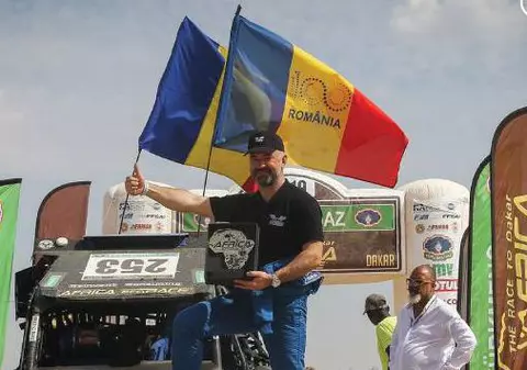 Pilotul Claudiu Barbu, premiat pentru rezultatul istoric din Africa Eco Race