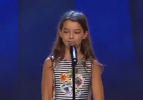 VIDEO / O fetiță româncă de 10 ani este în finala "Suedezii au talent"! Eva i-a uimit pe toți cu vocea sa