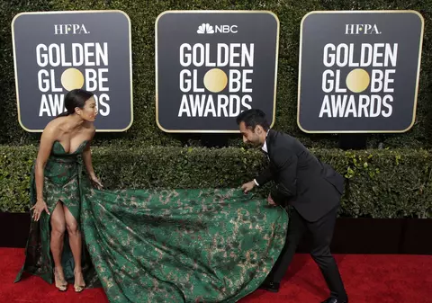 GALERIE FOTO | Cele mai îndrăznețe ținute de la Globurile de Aur 2019. Vedetele au impresionat pe covorul roșu
