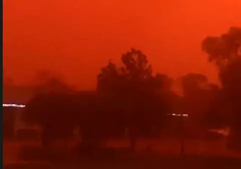 VIDEO | Imagini apocaliptice surprinse în Australia, în timpul unei furtuni de nisip: "Parcă cineva ar fi pus o pătură pe soare"