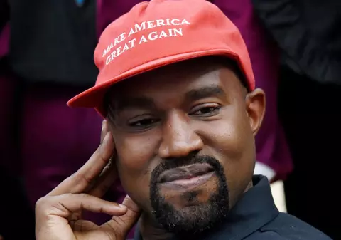 FOTO | Kanye West vrea să devină președintele SUA. Rapperul este un susținător al lui Donald Trump