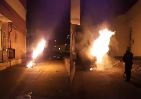 Un cunoscut artist român a ieșit să alerge când a observat un incendiu: "Am făcut o faptă bună". Totul a fost transmis live pe Facebook