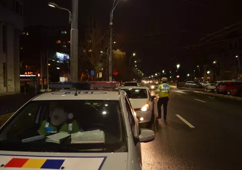 Razie de amploare a polițiștilor printre taximetriști și șoferi UBER, în București. Au fost aplicate zeci de amenzi