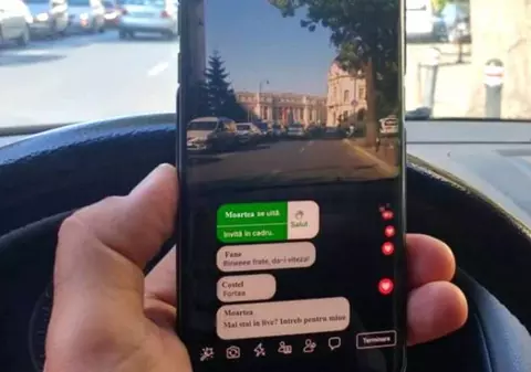 Şoferii care fac live la volan ar putea rămâne fără permis. Amenzile usturătoare, prevăzute în proiectul MAI inclusiv pentru bicicliști