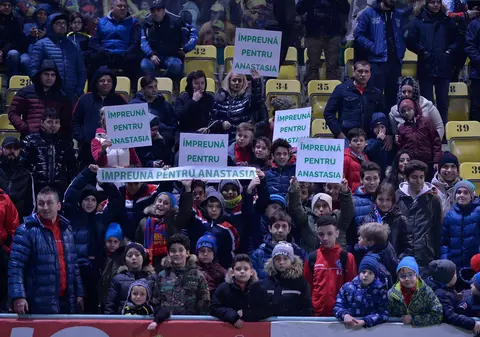 Concordia Chiajna - FCSB, meci pentru Anastasia. Micuța a fost depistată cu o boală teribilă. Încasările au fost donate familiei