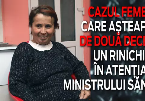Cazul Gabrielei Popa, femeia care așteaptă de două decenii un rinichi, a ajuns la ministrul Sănătății