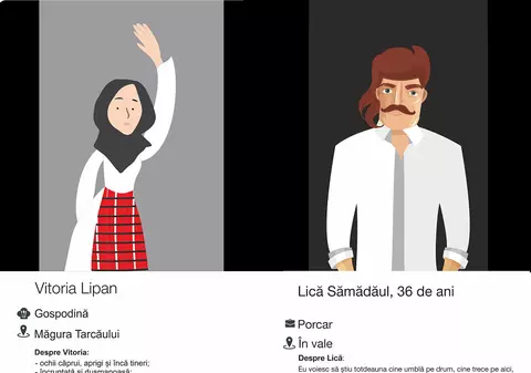 Vitoria Lipan și Lică Sămădăul, pe rețelele de dating! Două tinere au făcut avataruri pentru cele mai cunoscute personaje literare