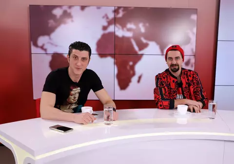 VIDEO/ Cosmin Natanticu și Costi Diță au învățat actorie de la aceeași femeie. "Profesoara mea a fost soția lui Costi"