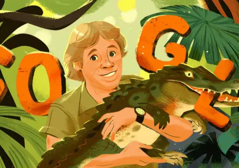 Google îl celebrează pe Steve Irwin. Vânătorul de crocodili ar fi împlinit 57 de ani