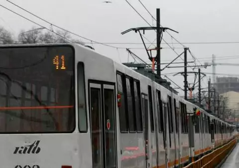 Circulaţia tramvaielor liniei 41, blocată pe Şoseaua Crângaşi
