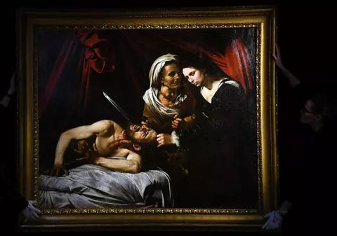 Un tablou pictat de Caravaggio, descoperit în podul unei ferme, a fost expus la Londra. Cât valorează opera / FOTO