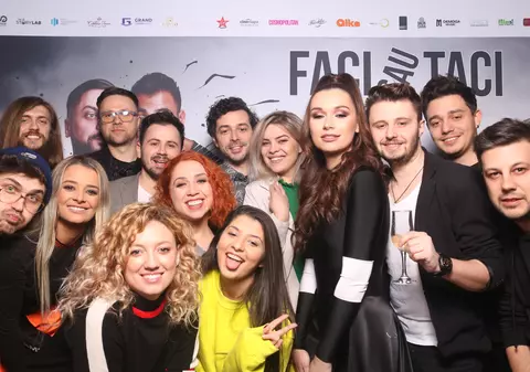 Vedetele au strălucit pe covorul roșu, alături de echipa comediei „Faci sau Taci”