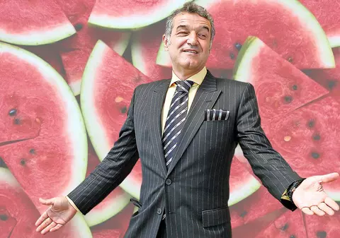 Gigi Becali investește în pepeni! "Îi dau de pomană în toată comuna! Fac pomenire pentru tata"