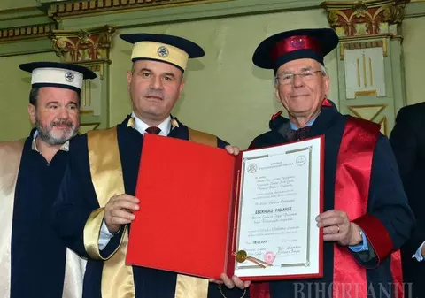 Un genetician de talie mondială a devenit Doctor Honoris Causa al Universităţii din Oradea. Profesorul Eberhard Passarge a format specialiștii din România
