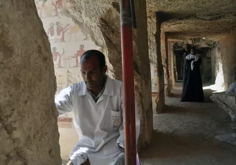 FOTO | O nouă descoperire uimitoare în Egipt: Mormântul unui maestru regal al sigiliilor pentru vechii regi