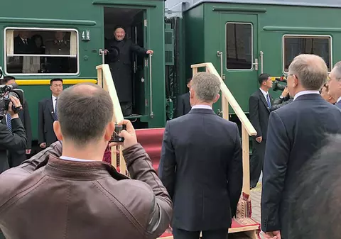 Kim Jong Un a ajuns în Rusia, înainte de summitul cu Vladimir Putin
