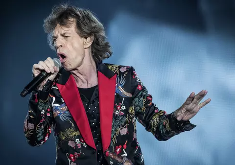 Prima fotografie cu Mick Jagger după ce a fost operat