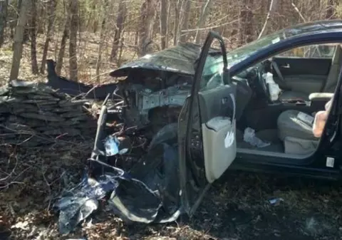A făcut accident de mașină din cauza unui păianjen