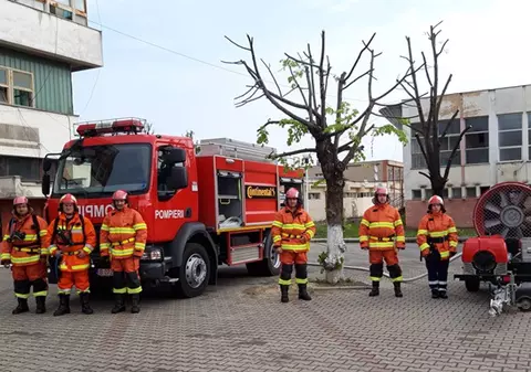Stație de pompieri dotată complet, inaugurată într-o fabrică, la Timișoara. Va sprijini și pompierii ISU