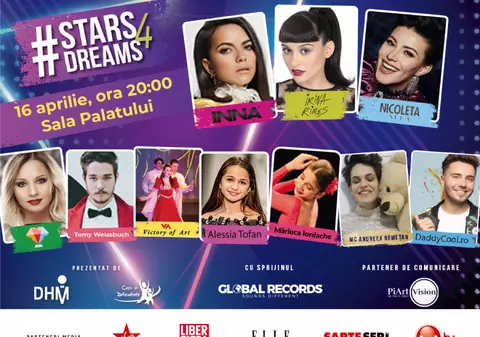 Show caritabil la Sala Palatului dedicat copiilor în dificultate.  INNA: „Voi cânta pe 16 aprilie pentru visurile  unor copii care au nevoie de noi”