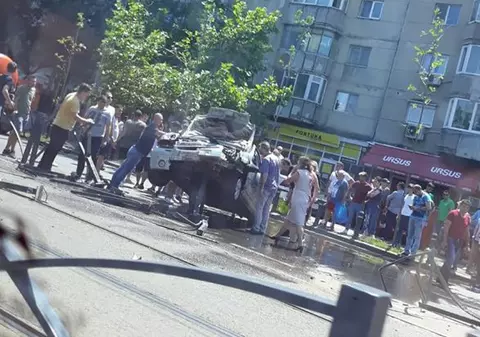 Un accident spectaculos a avut loc pe Șoseaua Olteniței