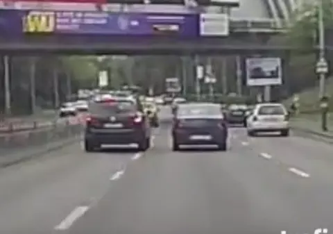 „Șmecherul cu Touareg” care a lovit un Logan la Fântâna Miorița, achitat la Tribunalul București | VIDEO