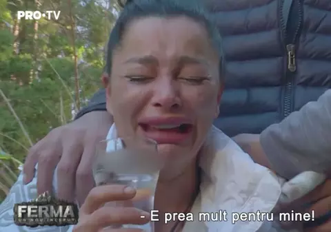 Brigitte Sfăt, la un pas de leșin la Ferma. A făcut atac de panică