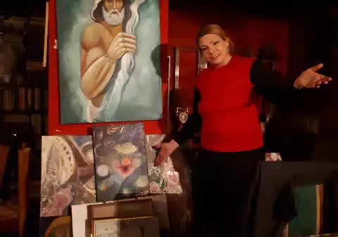 Dana Marijuana, despre pasiunea care i-a schimbat viața și i-a alungat depresia: “Pictez cu mâna, nu cu pensula”