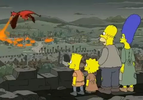 VIDEO | "The Simpsons" a prezis în urmă cu doi ani bătălia de la King's Landing din serialul "Game of Thrones"