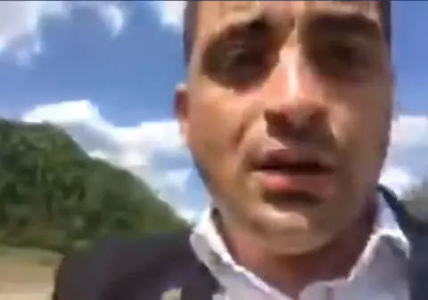 VIDEO/Un candidat independent la europarlamentare susține că a fost bătut de „extremiști maghiari” într-un cimitir. Politicianul, acuzat de „provocare”