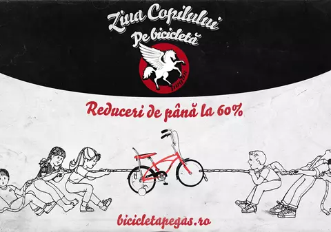 (Publicitate) Biciclete copii cu reduceri de pana la 60% doar la Pegas