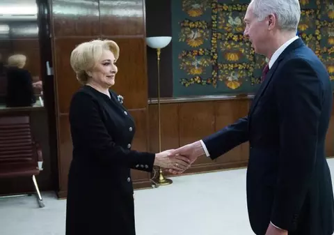 Viorica Dăncilă, întâlnire la Palatul Victoria cu ambasadorul SUA, Hans Klemm, după condamnarea lui Liviu Dragnea