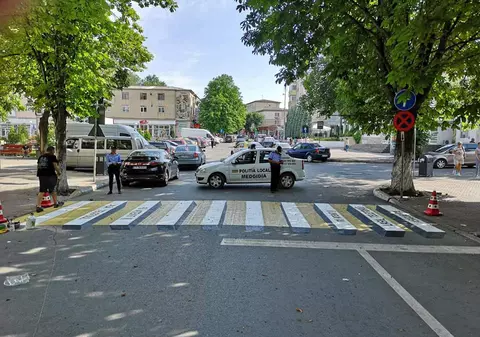 FOTO | Prima trecere de pietoni tridimensională de pe litoralul românesc, la Medgidia