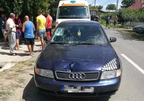 O femeie gravidă în 9 luni a pierdut copilul, după ce a fost spulberată de o maşină, la Constanţa