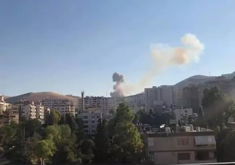 O explozie de proporții s-a produs în vestul Damascului, în Siria
