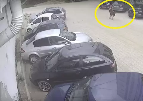 VIDEO | Un hoț din Sibiu a fost filmat în timp ce „opera” în plină zi! „Era atât de natural. Nici nu se grăbea, nu părea agitat”