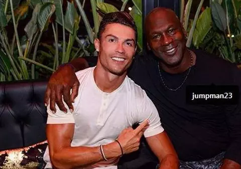 Cristiano Ronaldo s-a întâlnit cu Michael Jordan